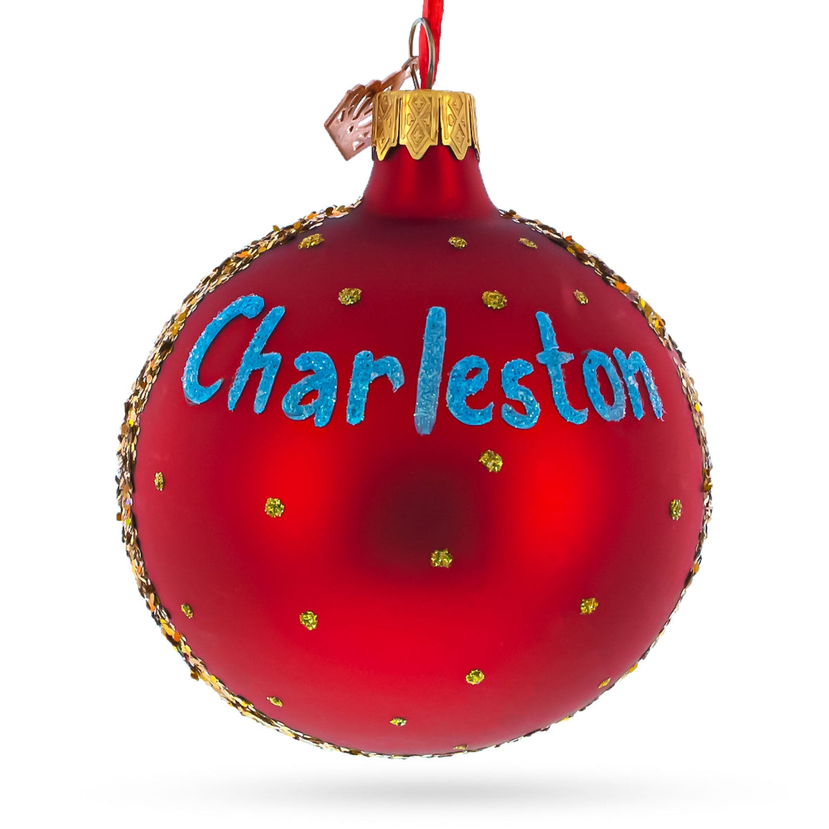 Virginia State Museum, Charleston, West Virginia Glass Ball Christmas Ornament 3.25 Inches
