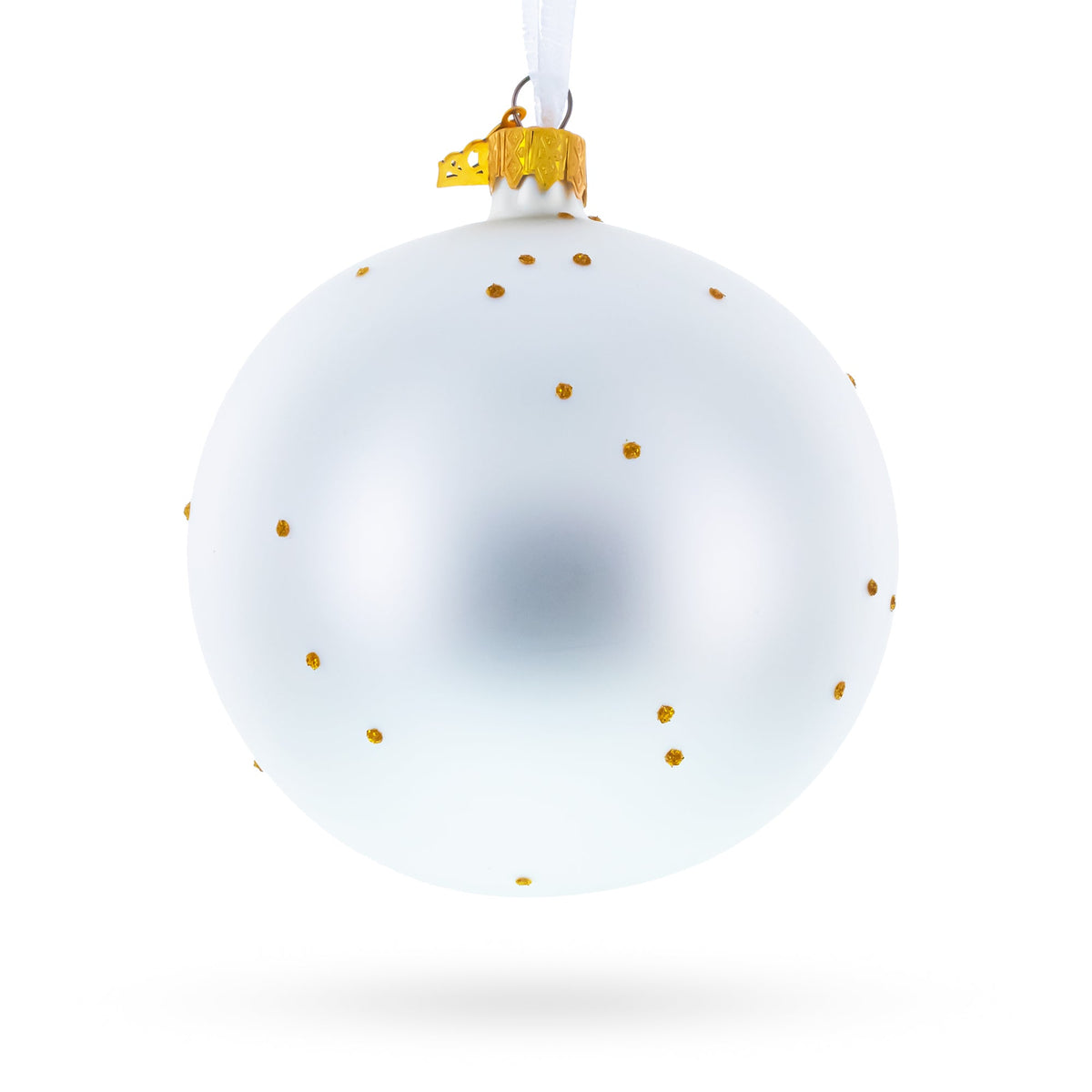 France Landmarks and Symbols Glass Ball Christmas Ornament 4 Inches