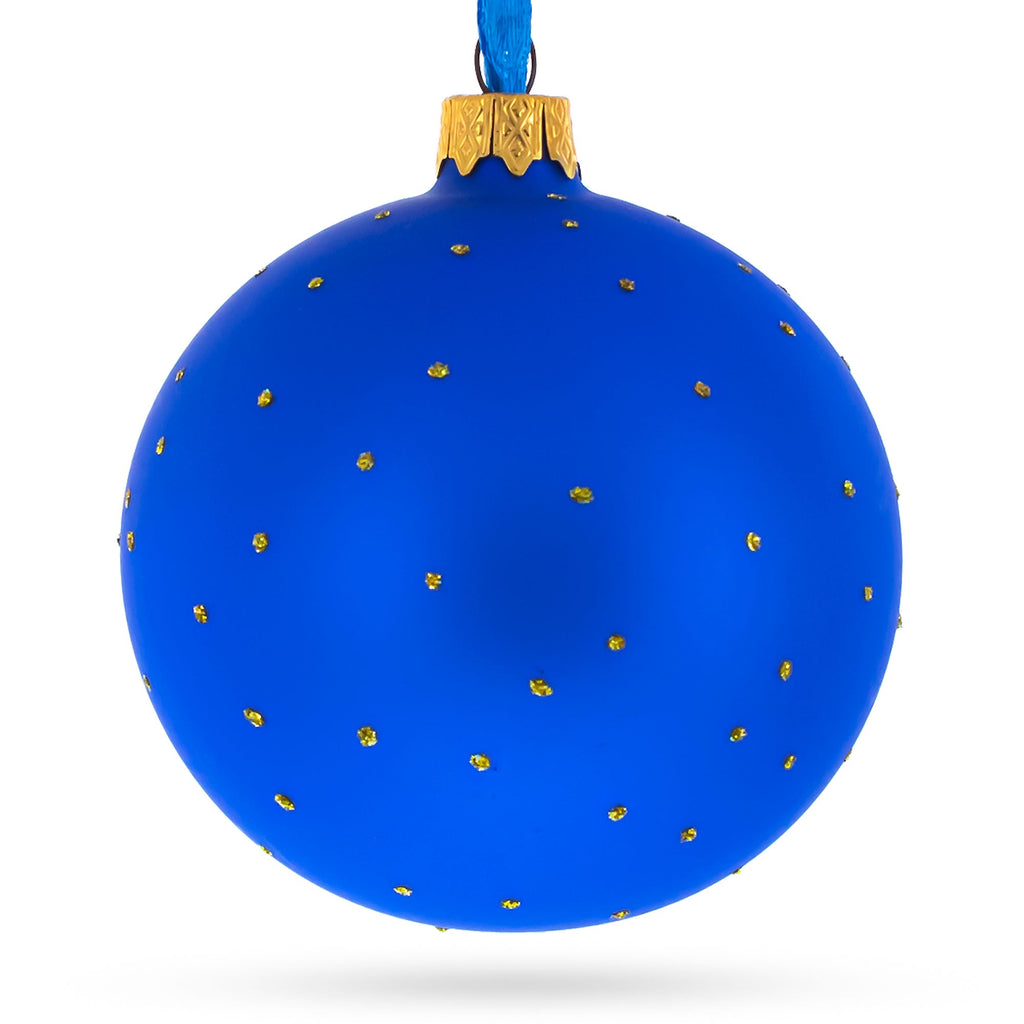 Photographer Holding Camera Glass Christmas Ornament 3.25 Inches
