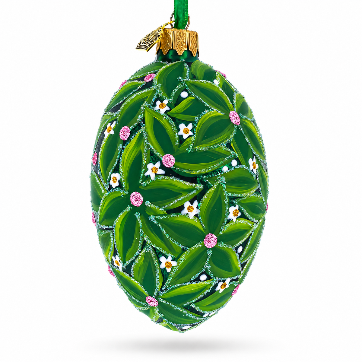 1911 The Bay Tree Royal Glass Egg Ornament 4 Inches
