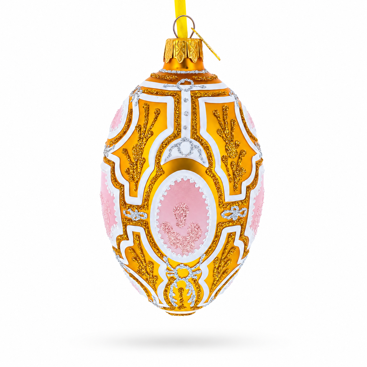 1914 Catherine the Great Royal Glass Egg Ornament 4 Inches