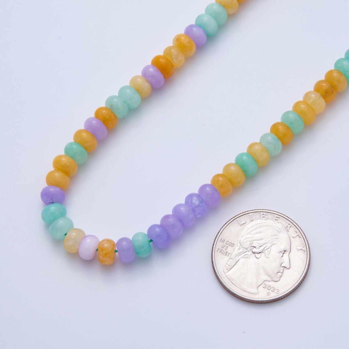4mm x 6mm Natural Gemstone Agate Rondelle Beads Strand Finding | WA-A3477 - WA-A3479, WA-A3517 - WA-A3526, WA-A3530 - WA-A3534