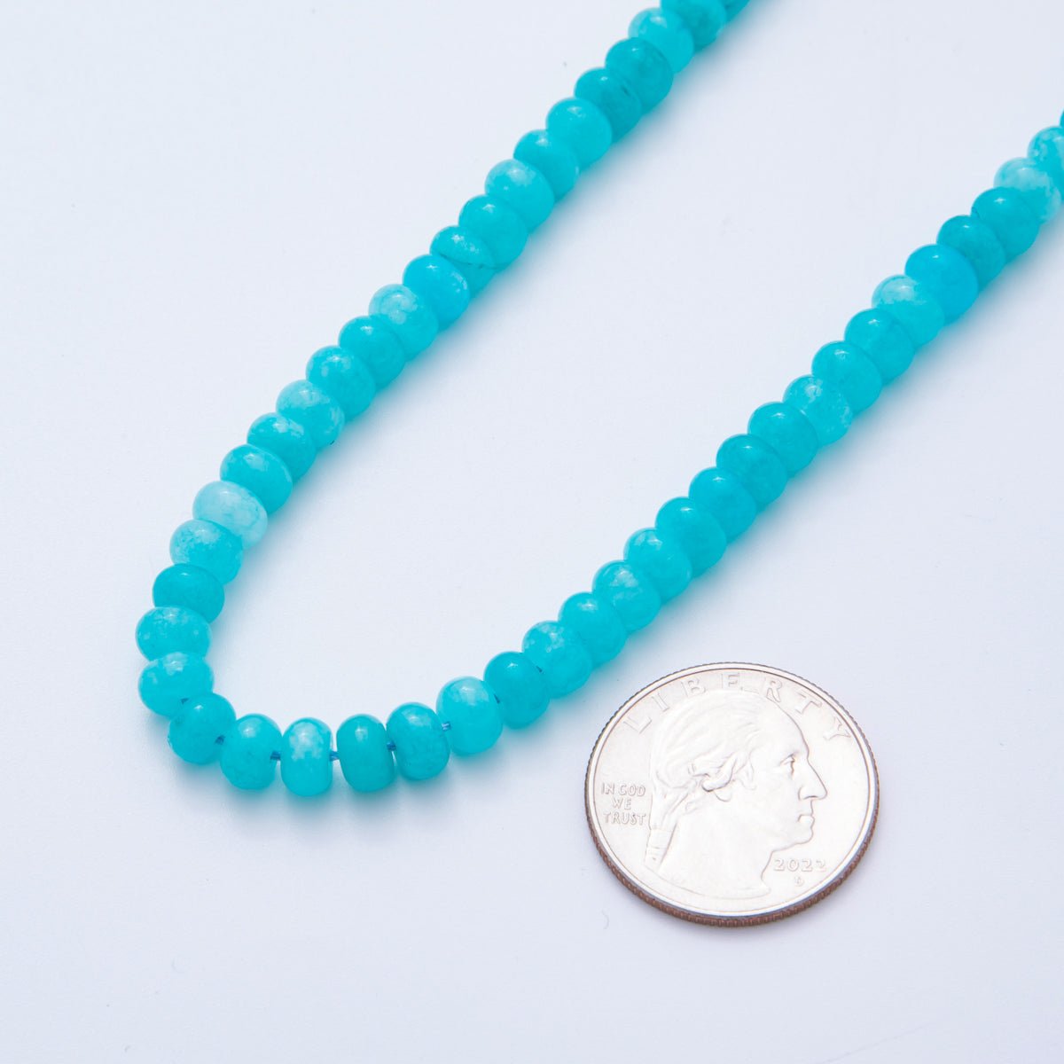 4mm x 6mm Natural Gemstone Agate Rondelle Beads Strand Finding | WA-A3477 - WA-A3479, WA-A3517 - WA-A3526, WA-A3530 - WA-A3534
