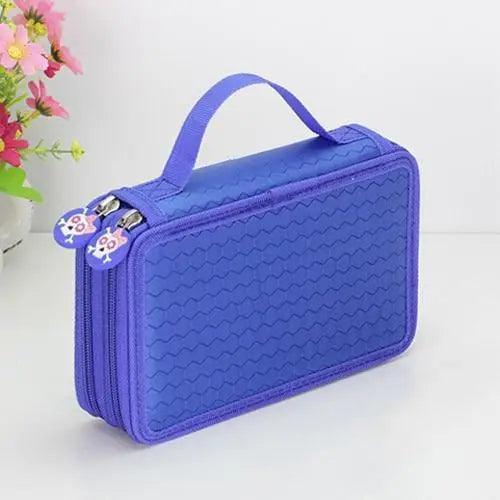 Large Multifunction Pencil Case With Compartments Capacity Pencil Case Colored Pencil Pouch Bag Portable Pencil Holder Stationery Organizer
