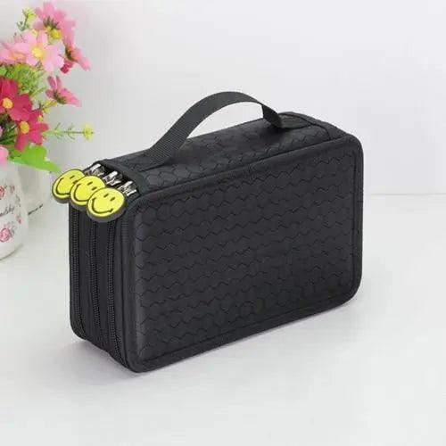 Large Multifunction Pencil Case With Compartments Capacity Pencil Case Colored Pencil Pouch Bag Portable Pencil Holder Stationery Organizer