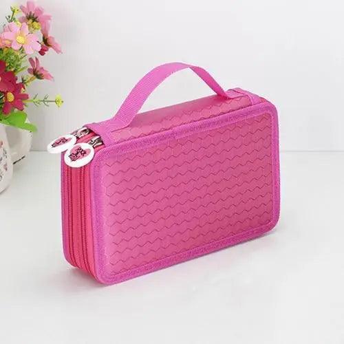 Large Multifunction Pencil Case With Compartments Capacity Pencil Case Colored Pencil Pouch Bag Portable Pencil Holder Stationery Organizer