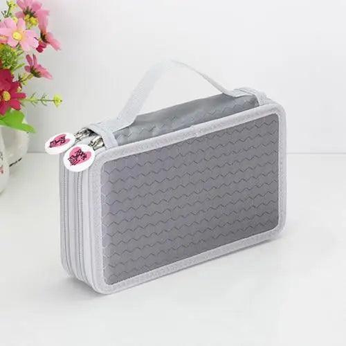 Large Multifunction Pencil Case With Compartments Capacity Pencil Case Colored Pencil Pouch Bag Portable Pencil Holder Stationery Organizer