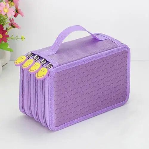 Large Multifunction Pencil Case With Compartments Capacity Pencil Case Colored Pencil Pouch Bag Portable Pencil Holder Stationery Organizer