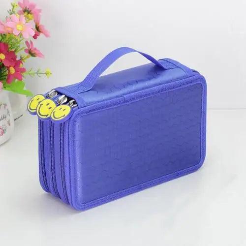 Large Multifunction Pencil Case With Compartments Capacity Pencil Case Colored Pencil Pouch Bag Portable Pencil Holder Stationery Organizer