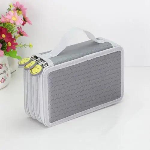 Large Multifunction Pencil Case With Compartments Capacity Pencil Case Colored Pencil Pouch Bag Portable Pencil Holder Stationery Organizer