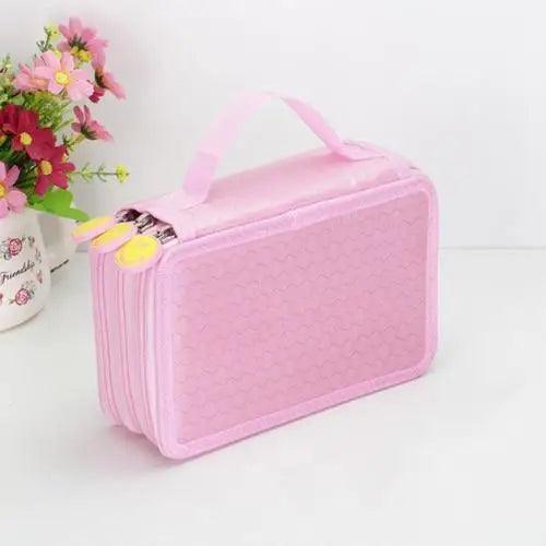 Large Multifunction Pencil Case With Compartments Capacity Pencil Case Colored Pencil Pouch Bag Portable Pencil Holder Stationery Organizer