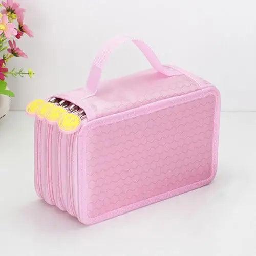 Large Multifunction Pencil Case With Compartments Capacity Pencil Case Colored Pencil Pouch Bag Portable Pencil Holder Stationery Organizer