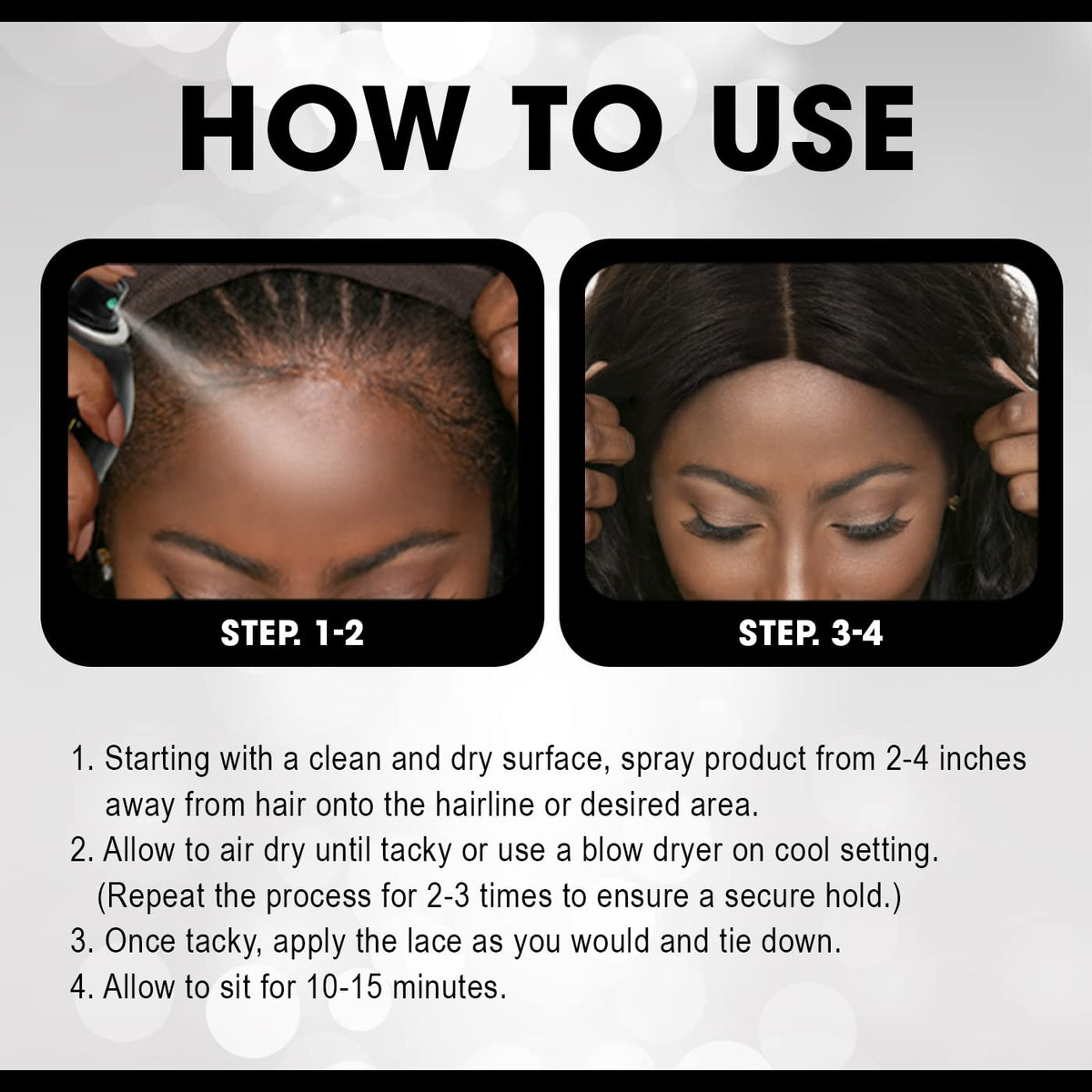 EBIN New York Wonder Lace Bond Adhesive Spray Supreme Hold