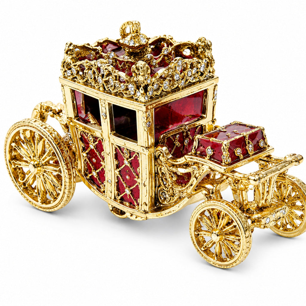 1897 Coronation Royal Imperial Easter Egg 3.8 Inches Tall