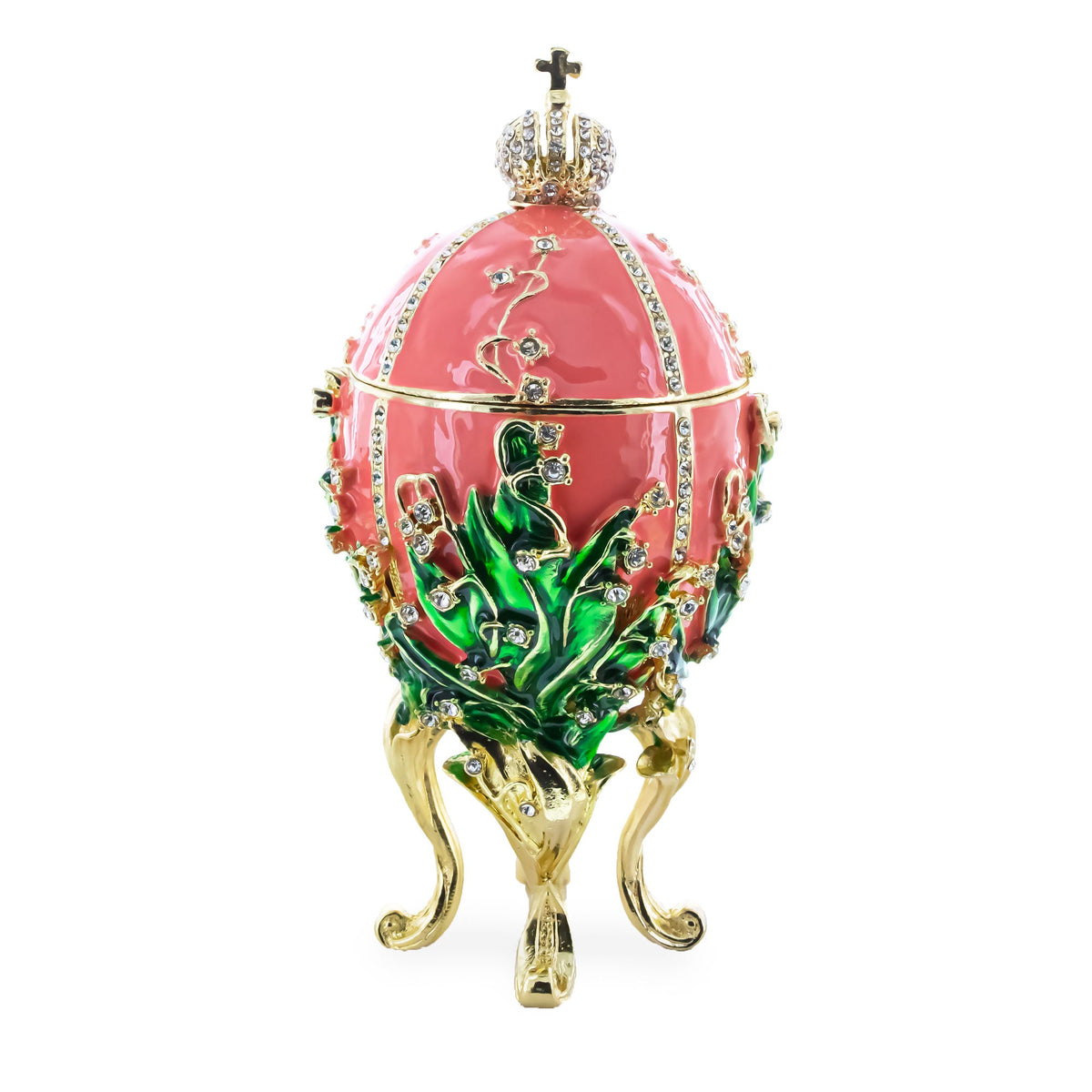 1898 Lilies of the Valley Royal Imperial Easter Egg 6.25 Inches