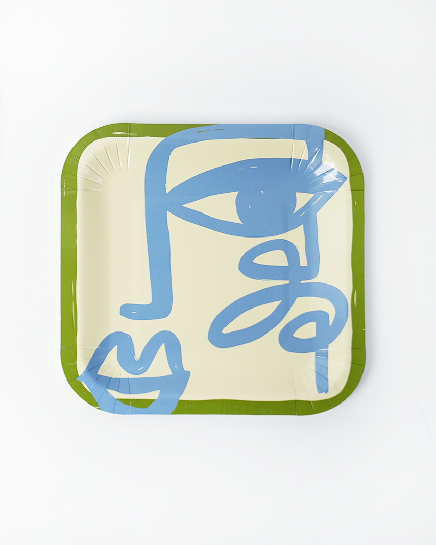 Art Birthday Party Supplies Pack (Serves 12) | Modern Painting Theme Kids Party Kit | Plates, Cups & Napkins Set