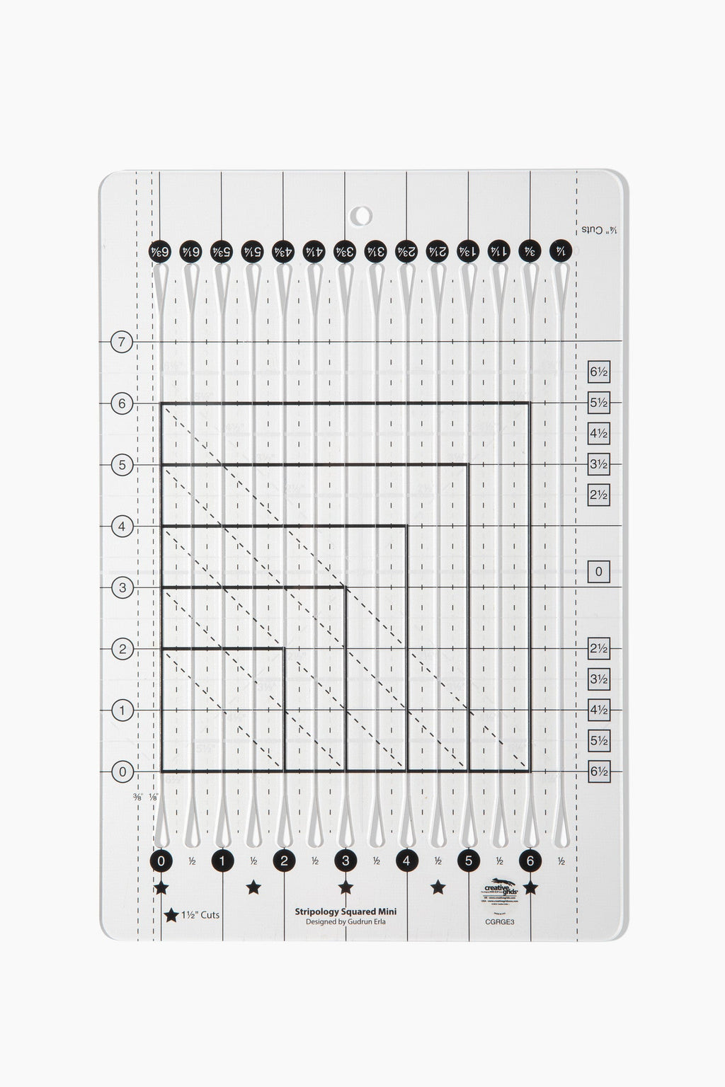 Stripology© Squared MINI Ruler CGRGE3