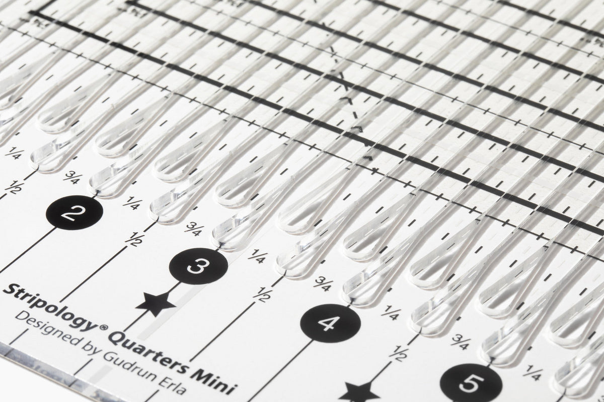 Stripology© Quarters MINI Ruler CGRGE4